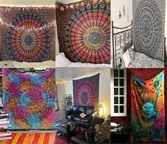 Hippie Indian Mandala Tapestry Wall