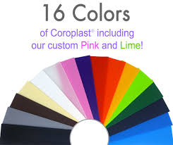 16 Colors Of Coroplast At The Guinea Pig Cages Store For