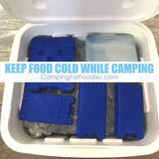 how to keep food cold while cing in