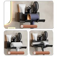 Wall Mounted Hair Dryer Holder For