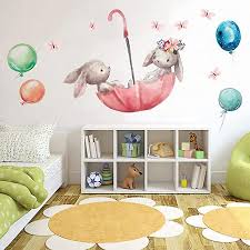 Cartoon Rabbit Balloon Erflies