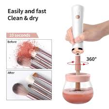 makeup brush cleaner dryer electric