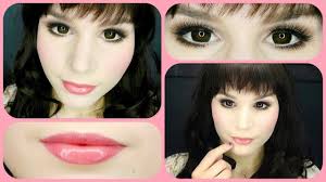 cute everyday doll makeup you