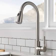 The sprayer is powerful enough to wash off stubborn messes the kitchen faucet is made from the commercial sus 304 stainless steel and high ceramic cartridge. 7 Best Pull Out Kitchen Faucets Of 2021 Reviews Buyer Guide