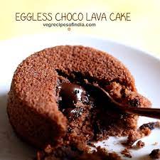 Eggless Choco Lava Cake Recipe gambar png