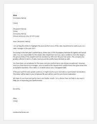 One can search google using lease termination letters and find sample. Letter To Sales Manager For Poor Performance Word Excel Templates