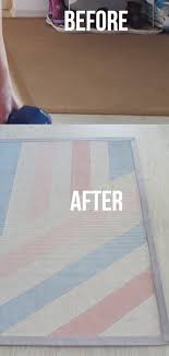 diy painted rug easy method for