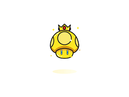 Download or print easily the design of your choice with a single click. Golden Mushroom From Super Mario By Superchouette On Dribbble