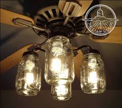 Mason Jar Ceiling Fan Light Kit Only No