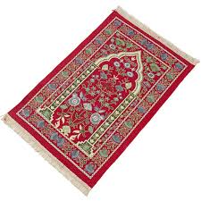 portable muslim prayer rug thick