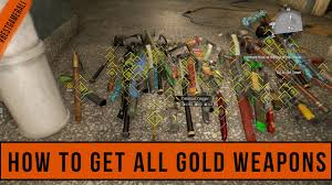 gold weapons tutorial