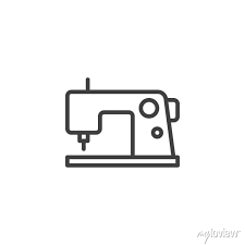 Electric Sewing Machine Line Icon