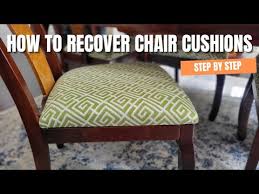 Reupholster Dining Chair Cushions