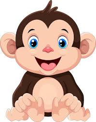 premium vector cute baby monkey cartoon