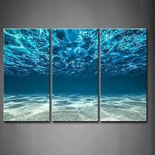 Print Artwork Blue Ocean Sea Wall Art