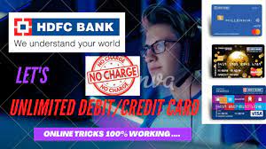how to generate unlimited hdfc virtual