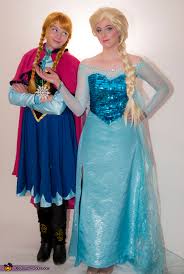 frozen sisters anna and elsa costumes