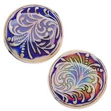 Mirage Color Changing Mood Beads Fountain Fern Design 23 5mm Diameter 2