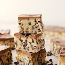 chocolate chip cookie dough bars the