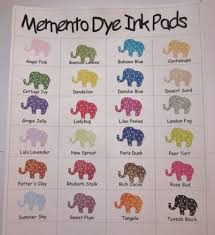 17 Organized Memento Ink Color Chart