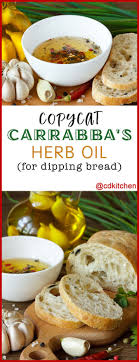 herb oil for dipping bread recipe