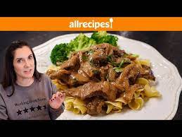 how to make homestyle beef stroganoff
