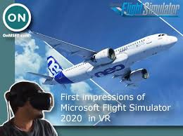 microsoft flight simulator 2020 in vr
