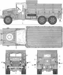 GMC CCKW-353 2.5 ton 6x6 | Cargo transport, Gmc, Blueprints