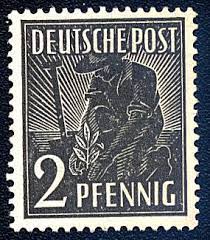 1947 waren nachnahmen nur innerhalb der sowjetisch besetzten zone bei briefsendungen. Briefmarken Aus Der Alliierten Besetzung Aus Dem Jahr 1947