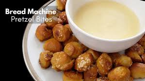 bread machine pretzel bites with cheese