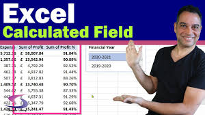 a pivot table calculated field