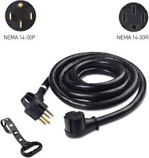 Smartanswersonline provides comprehensive information about your query. 25 Feet 50 Amp Rv Cord Rv Power Cord Cable Matters 4 Prong 50 Amp Rv Extension Cord With Easy Grip Handles Carry Strap Nema 14 50p To 14 50r 50 Amp Extension Cord Cords