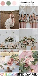 august wedding color ideas for 2023