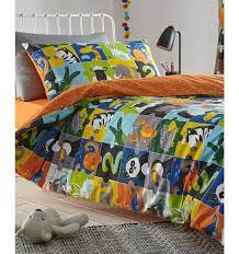 animal jungle jigsaw bedding sets