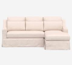 Slipcovered Sofa Chaise Sectional