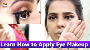 learn how to apply eye makeup with tips