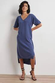 Women's short sleeve crew neck t shirt dress tie waist ruched bodycon mini dress. V Neck T Shirt Midi Dress Off 61 Medpharmres Com