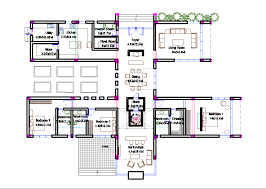 22x24 Meter 3 Bhk House Plan Autocad