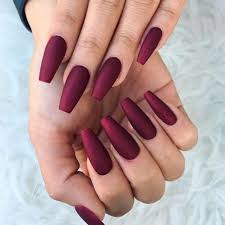 Maroon nails red nails hair and nails red manicure red black nails purple nail new year's feather nail art stiletto nail art acrylic nails. Acrylicnails Nail Art Designs Burgundy Burgundy Nails Maroon Nails Burgundy Nail Designs