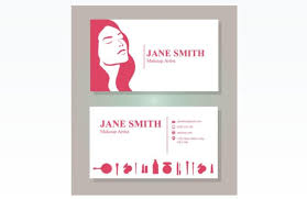 makeup artist business card templates