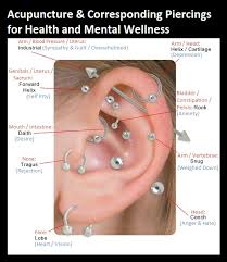 Acupuncture Corresponding Piercings For Health And Mental