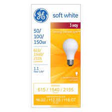 Ge 50 100 150 Watt 3 Way Soft White A21 Light Bulb 97494 Blain S Farm Fleet