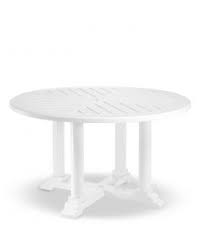 bell rive white outdoor large round
