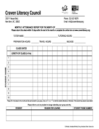 printable monthly attendance sheet pdf