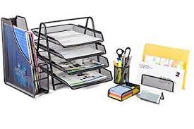 Bring this list to the store with you to ensure you remember to purchase everything that is needed. 6 Piece Desk Set Office School Supplies Metal Mesh Holder Storage Desktop New Office Desk Set Desk Set Office Organization