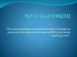 Ppt Nitric Acid Hno3 Powerpoint