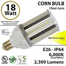 200w Led Replacement Bulb Uses Bright 18 Watt Corn Light Ledradiant