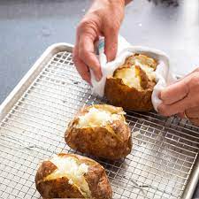Bake until potatoes are easily pierced with a. The Perfect Baked Potato