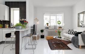 to decorate small open concept kitchen