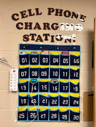 Use A Pocket Chart For Storing And Charging For Students